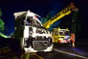 VU Gefahrgut LKW umgestuerzt A 4 Rich Koeln Hoehe AS Gummersbach P738